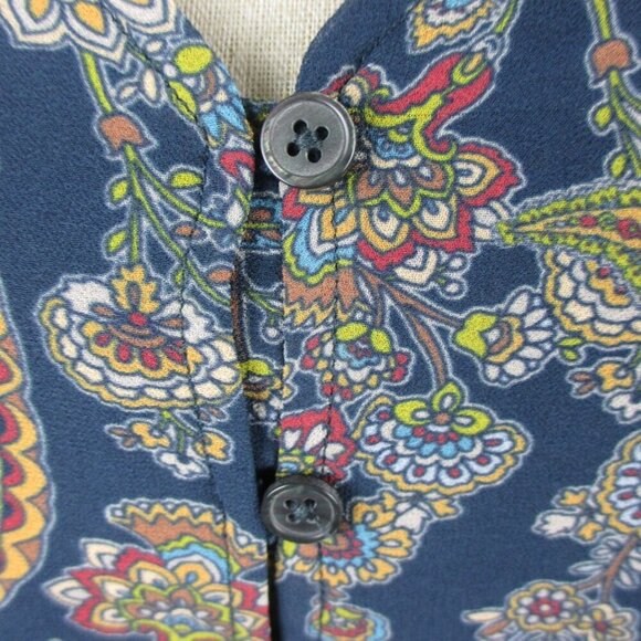 Heyson Top Blouse V-Neck baby doll long sleeve Boho size 2XL NWT $78 - Picture 7 of 8